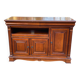 Louis Philippe country wooden sideboard with 2 drawers and 3 doors 126cm