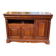 Louis Philippe country wooden sideboard with 2 drawers and 3 doors 126cm