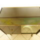 Bar furniture on formica wheels with mirror and lighting - 50s