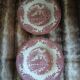 2 English Myott deep plates