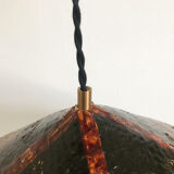 Vintage wicker pendant lamp