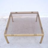 Brass coffee table by Guy Lefevre for Maison Jansen, 1960