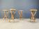 Mid century brutalist bar stools, 1960s - set of 4