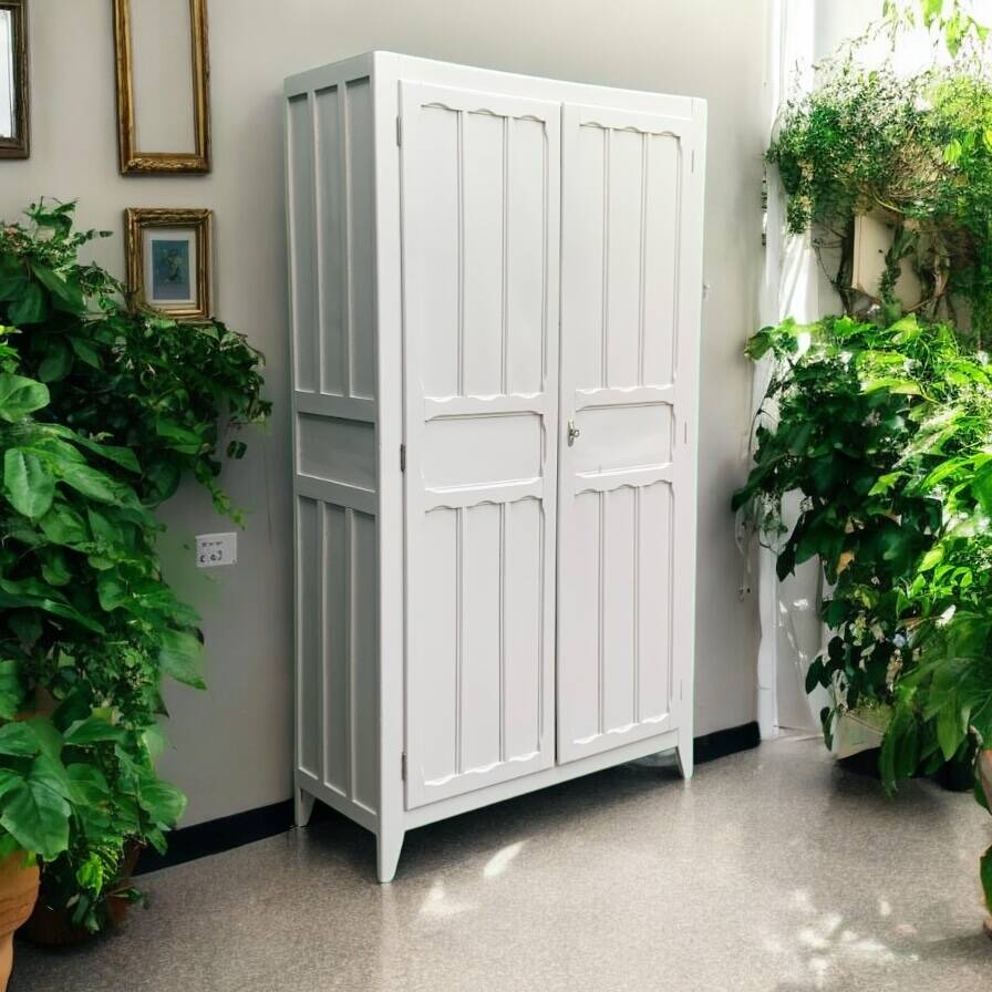 Antique Parisian paneled wardrobe, 1940