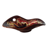 Vintage decorative glazed ceramic bowl from Vallauris – 1960s