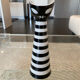 Vase Chat vintage 1960 de Janos Torok pour Zsolnay