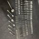 Art Deco menagere in silver metal