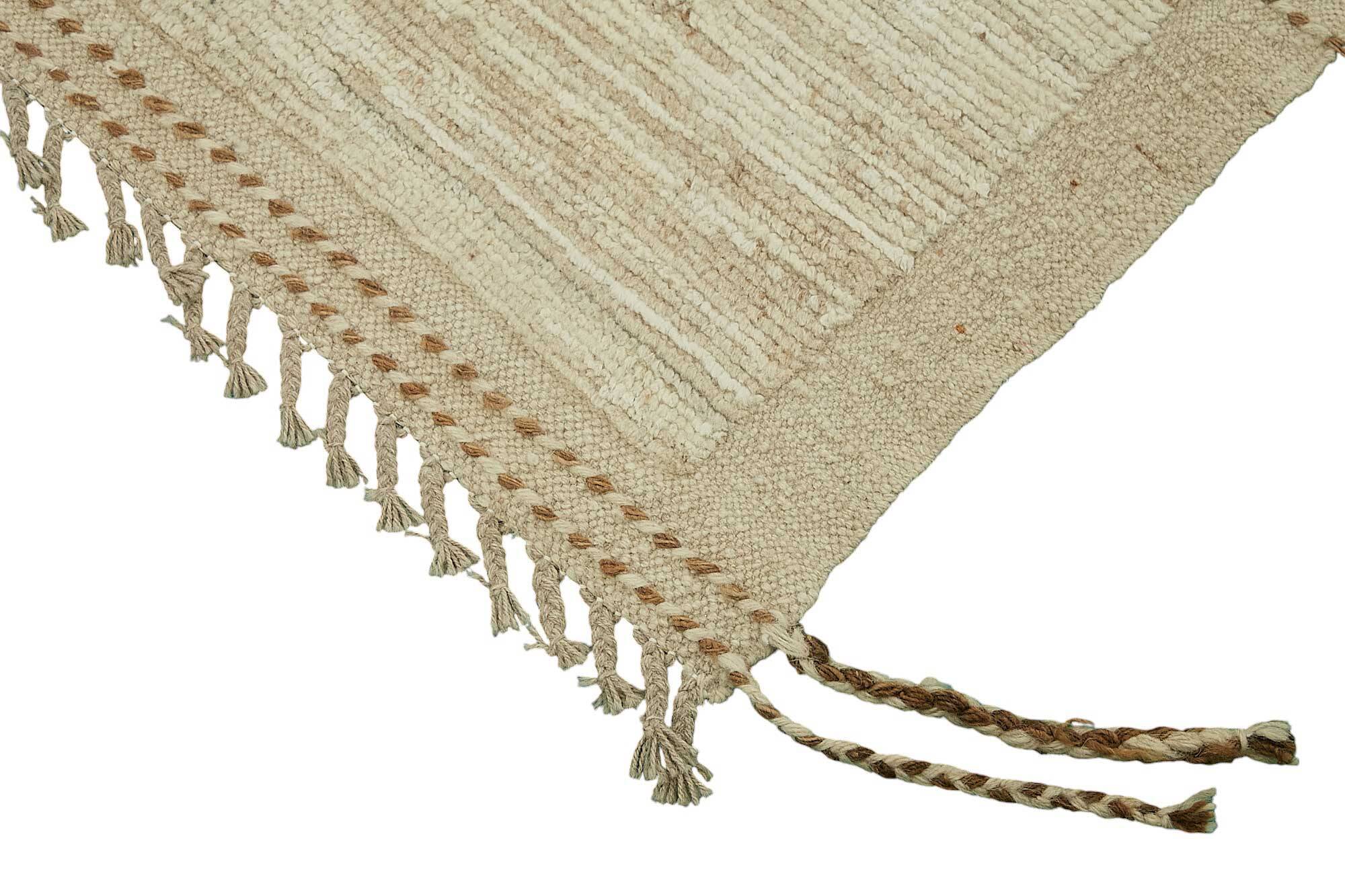 Tapis berbère marocain artisanal Kilim tissé main double face - Décoration