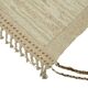 Handwoven Turkish Rustic 261 cm x 299 cm Beige Wool Carpet
