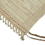 Handwoven Turkish Rustic 261 cm x 299 cm Beige Wool Carpet