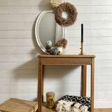 Nineteenth-century brass pull-out candle holder