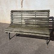 Vintage garden bench for 2 people