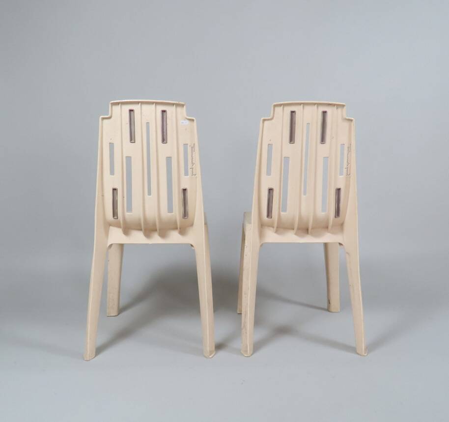 Paire de chaises Pierre Paulin