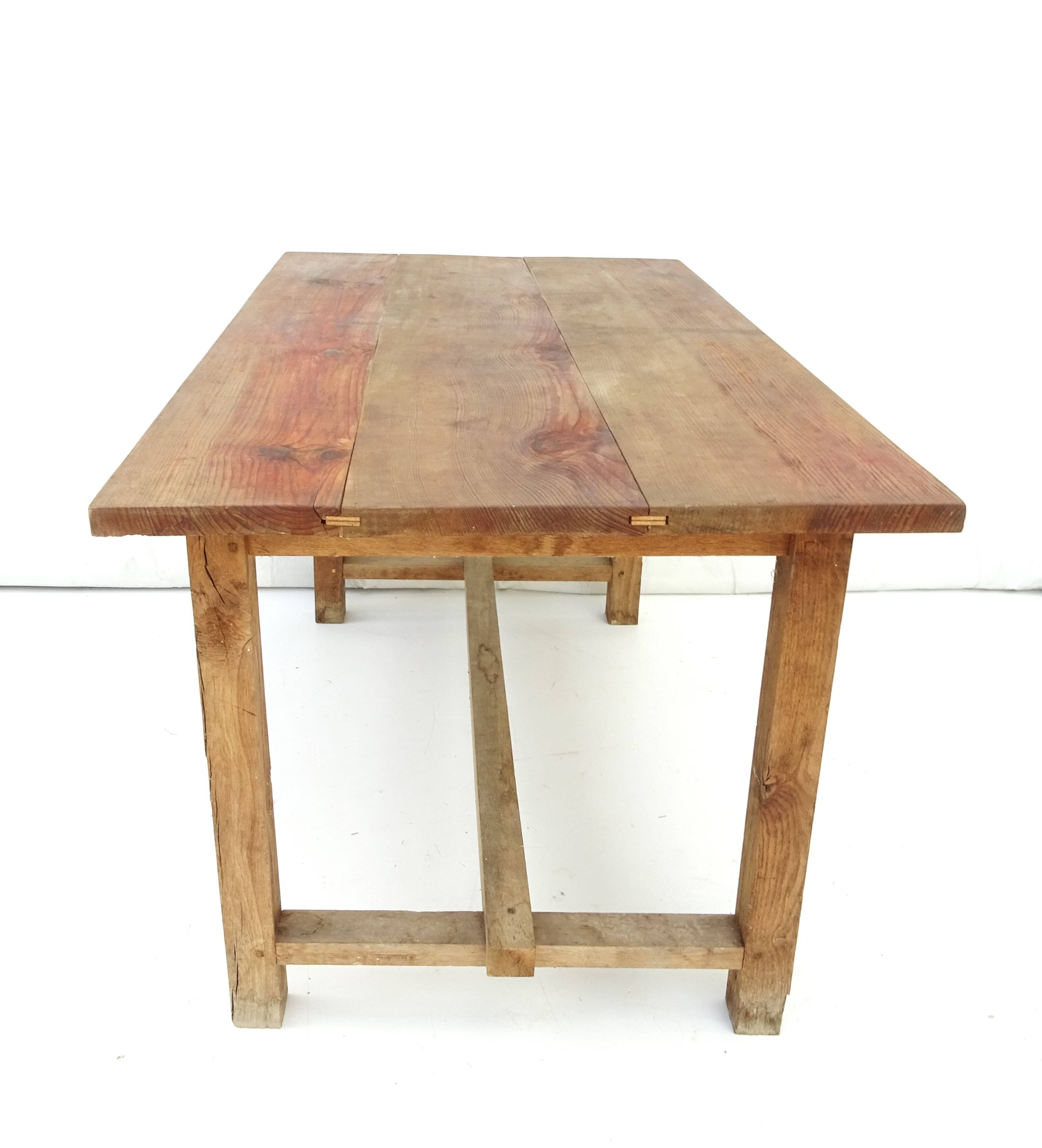 Table de ferme en bois massif