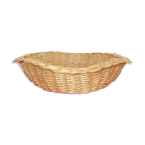 70s vintage wicker square basket