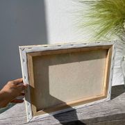 Huile sur toile d’un bouquet de tournesols