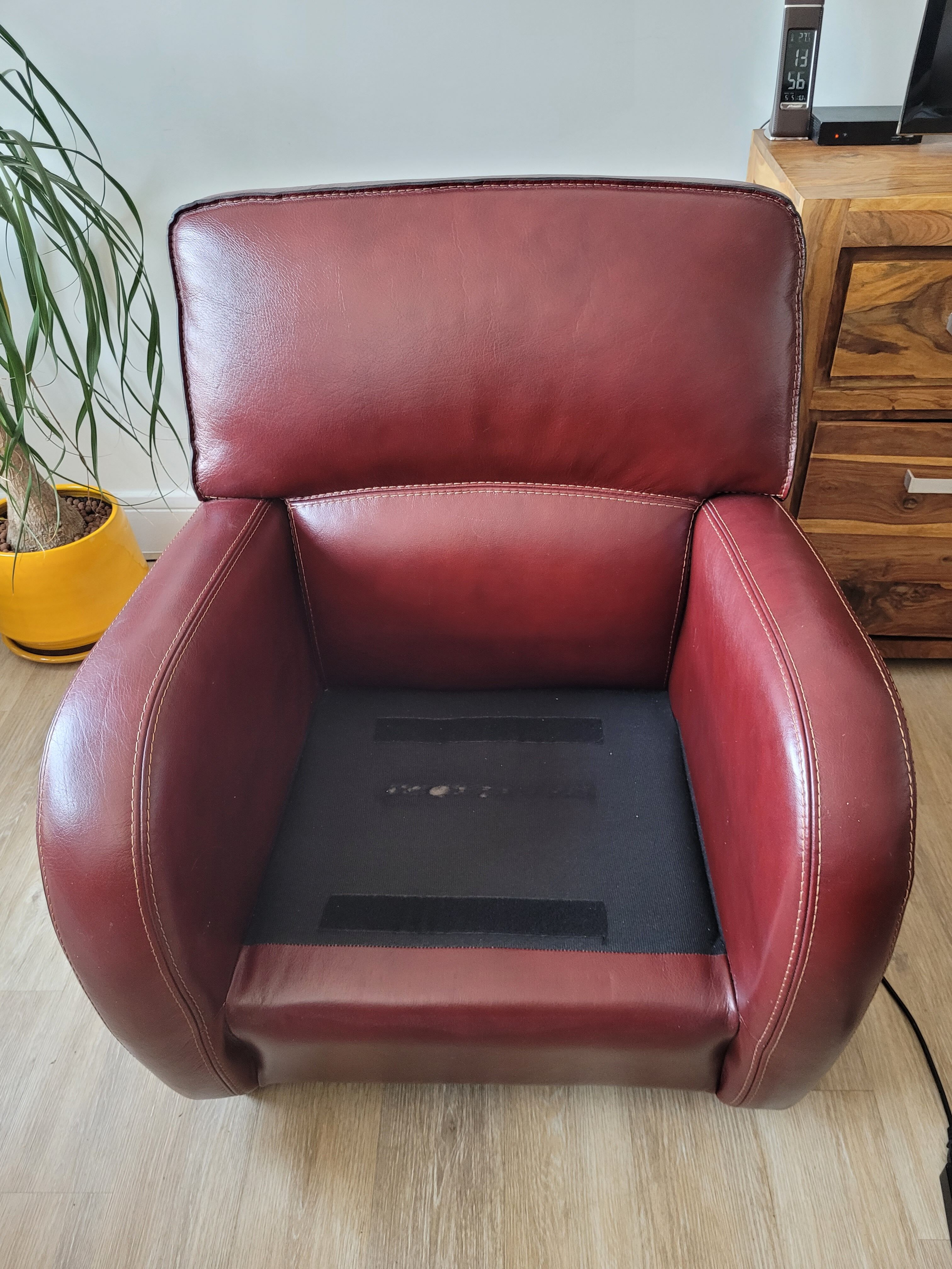Fauteuil cuir