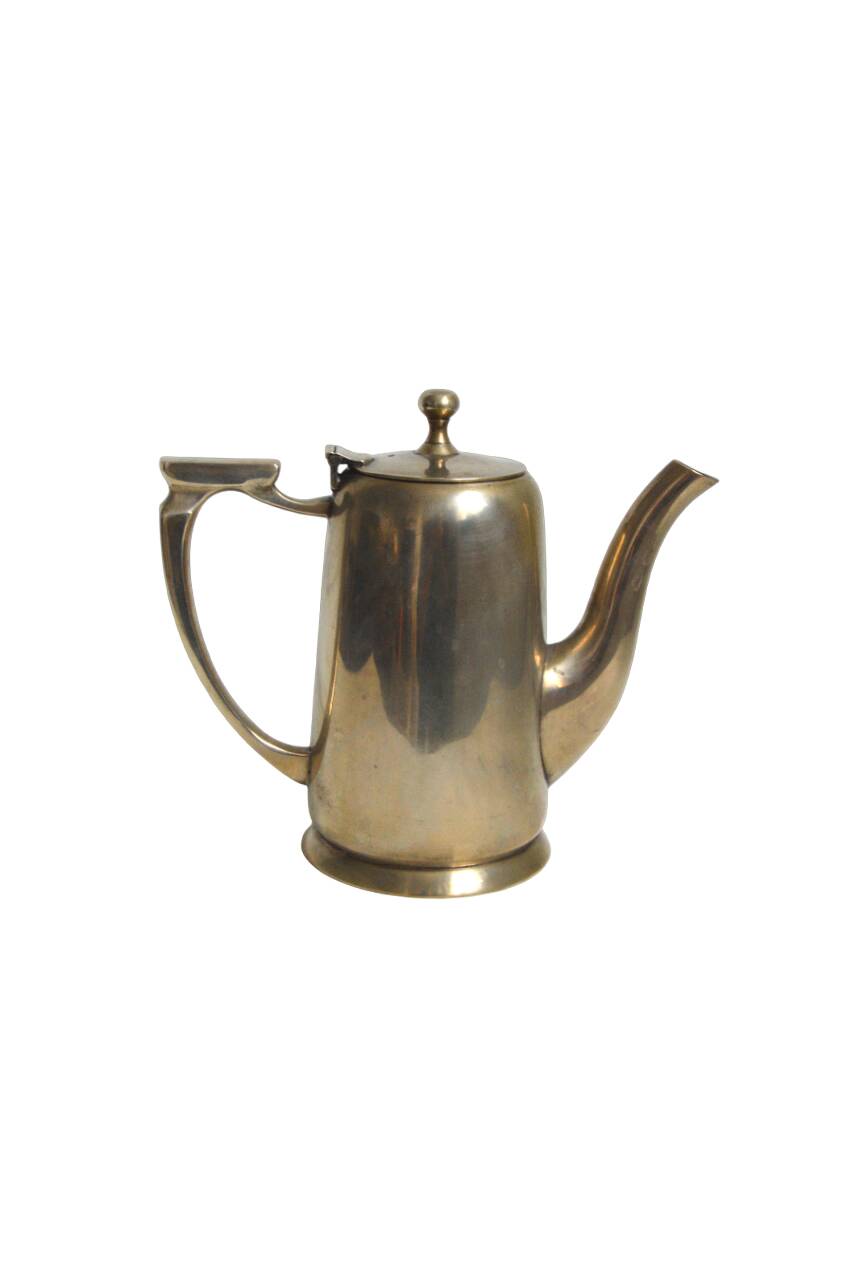 Ancienne théière en laiton