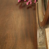 Art Deco style dressing table in mahogany gooseneck mirror
