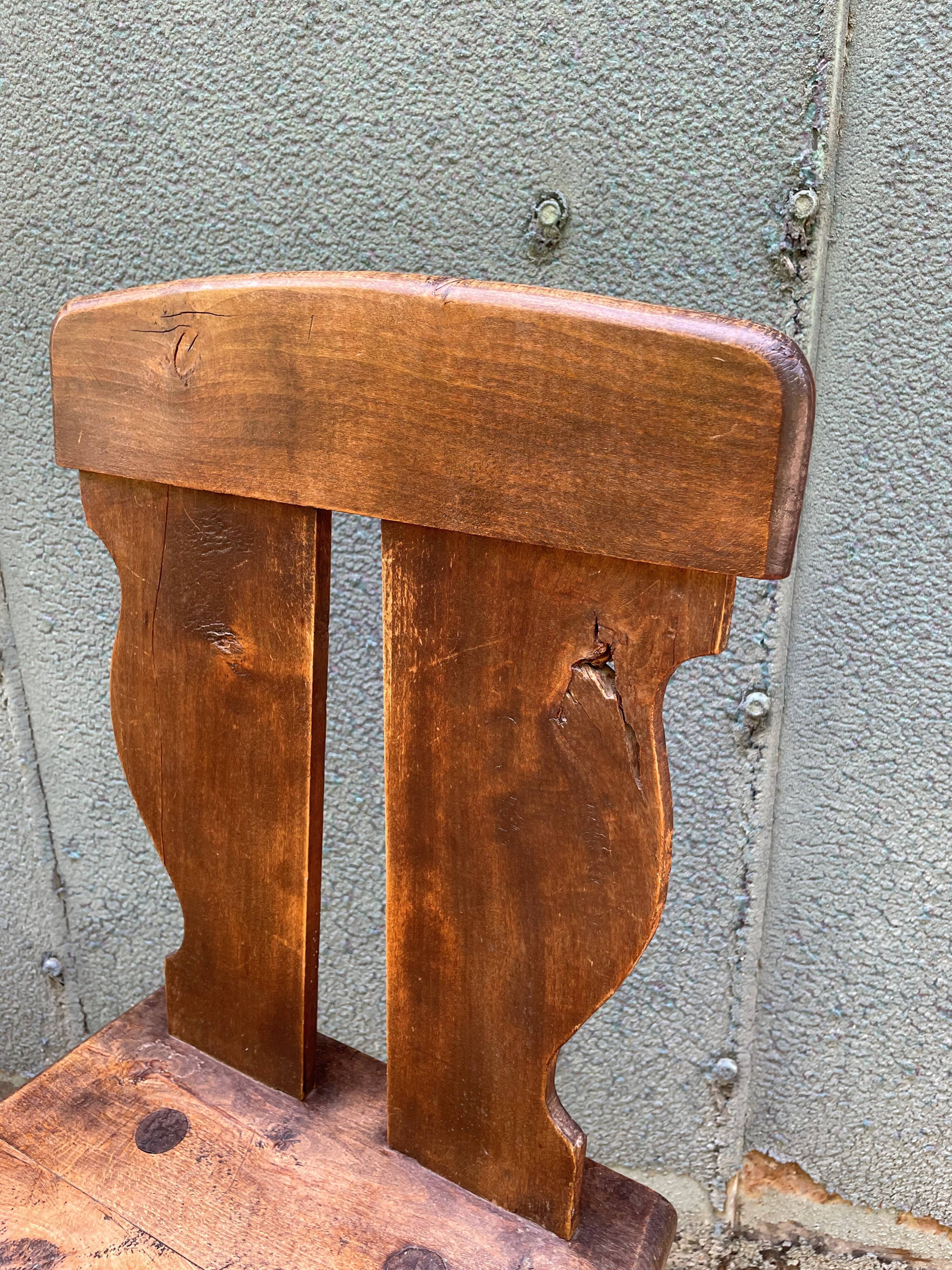 Pair of chairs made of vintage wood