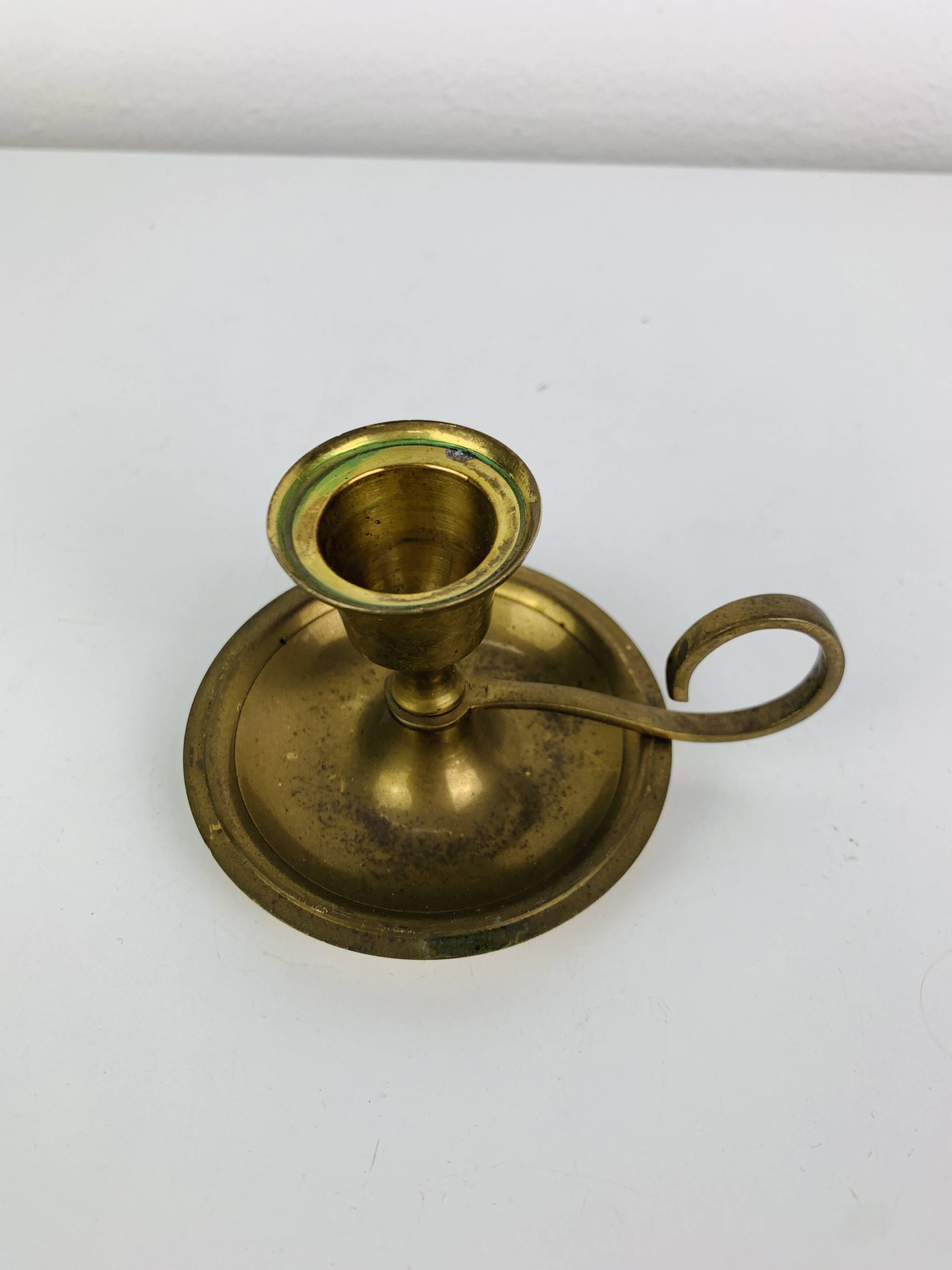 Vintage brass candlestick