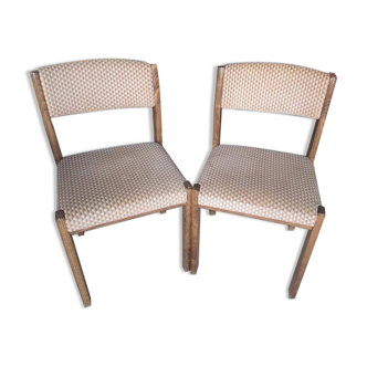 Paire de chaises Baumann n°37