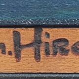 Pair of bedside tables stamped "m.Hirch"