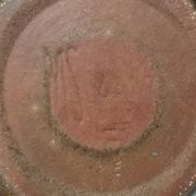 Ceramic bowl in bluish glaze. By Marianne Starck (MS) Denamrk 1960s