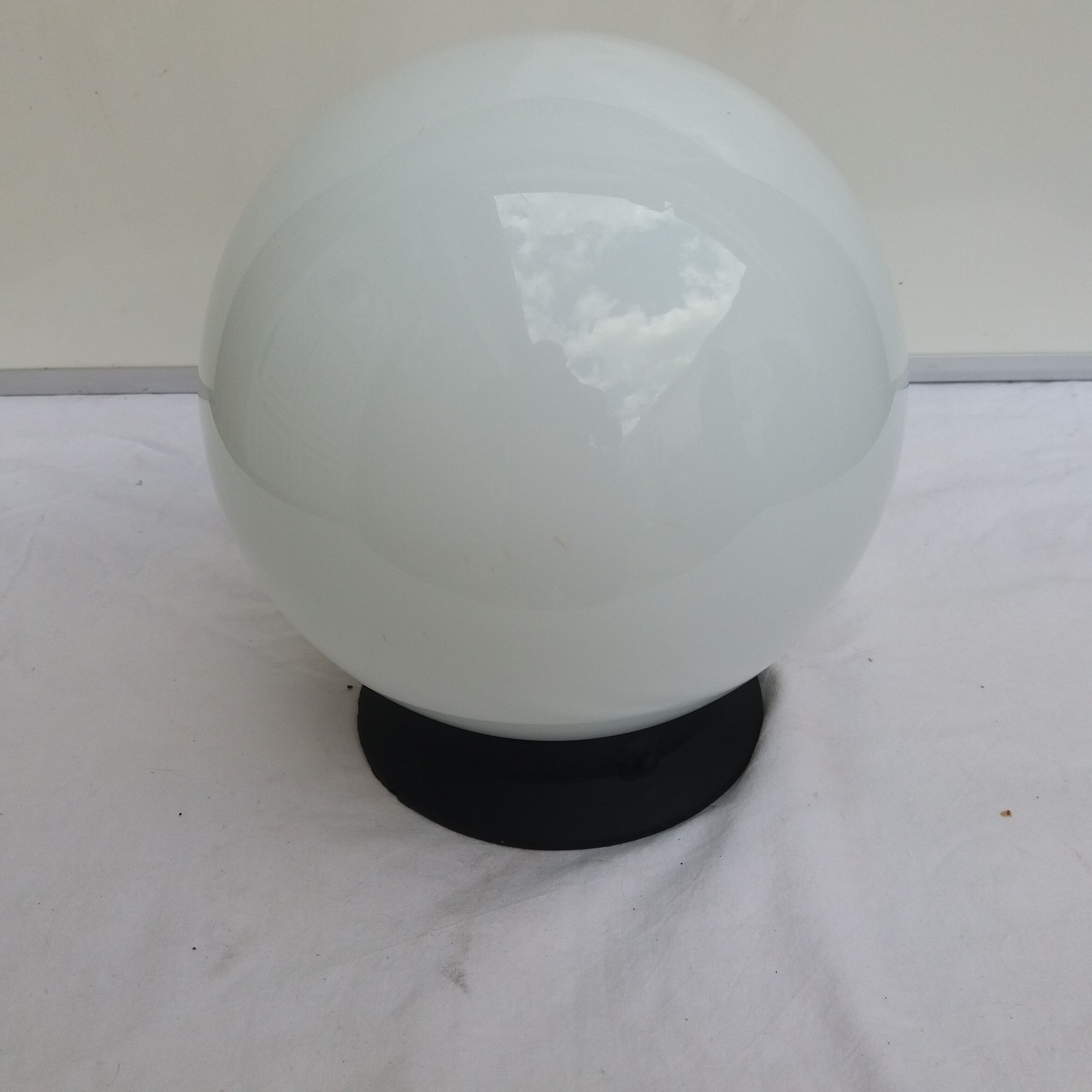 Opaline glass ball ceiling light