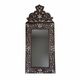 Antique Moroccan mirror in wood and mother-of-pearl.