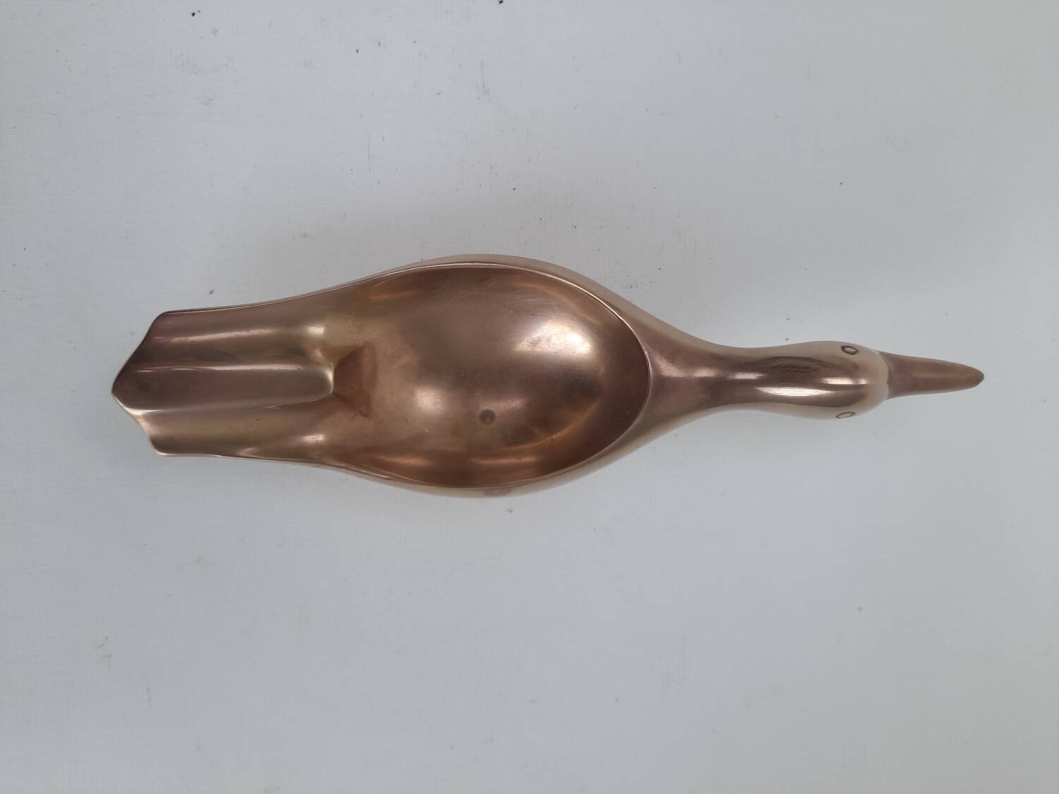 Cendrier canard en laiton massif