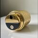 Briquet de table Unitron en métal doré vintage KOEI Japon
