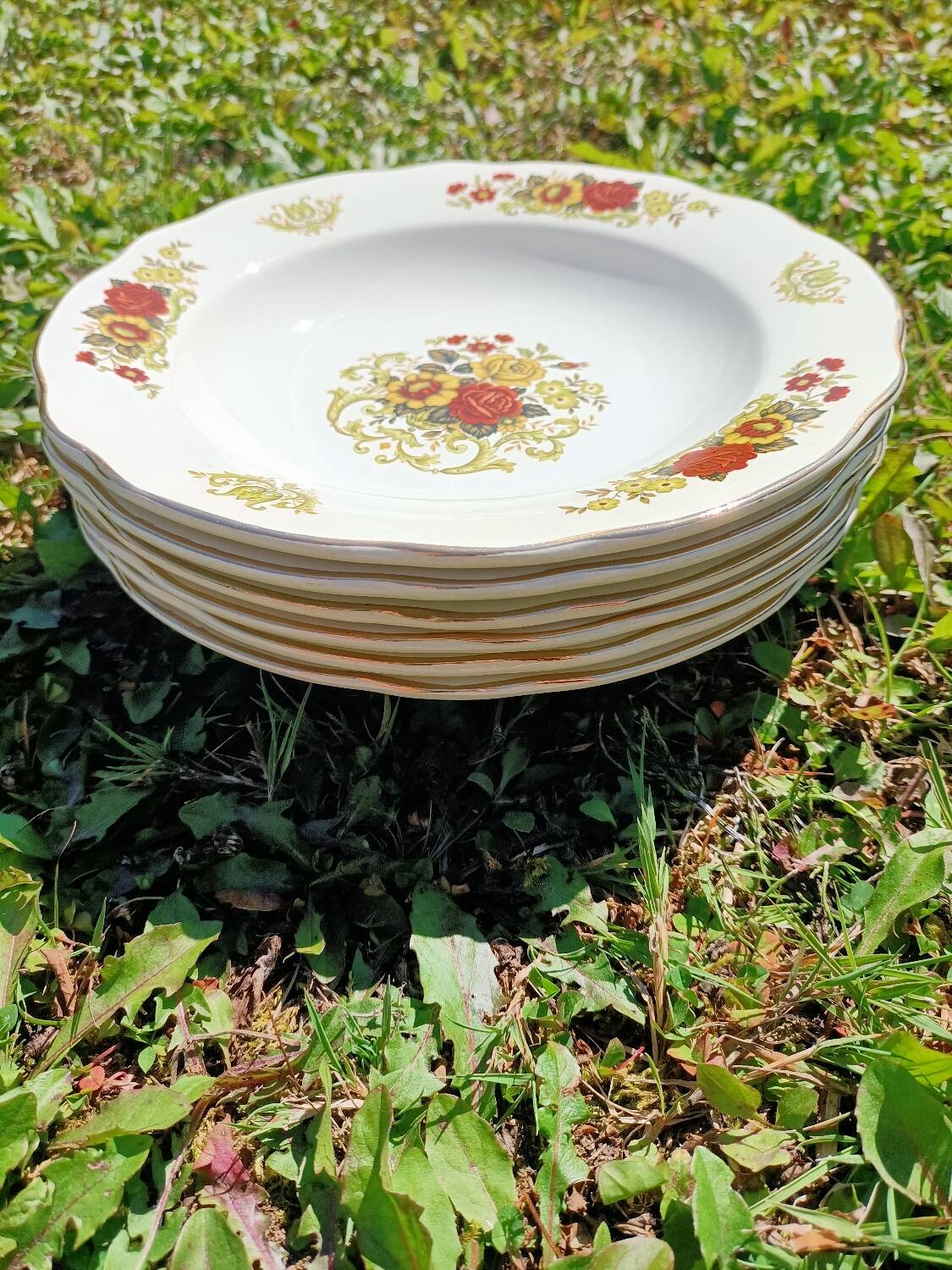 Soup plates x6 Digoin Sarreguemines 💐