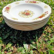 Assiettes creuses x6 Digoin Sarreguemines 💐