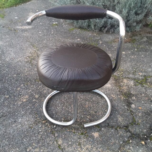 Lot of 4 Cobra chairs by Giotto Stppino