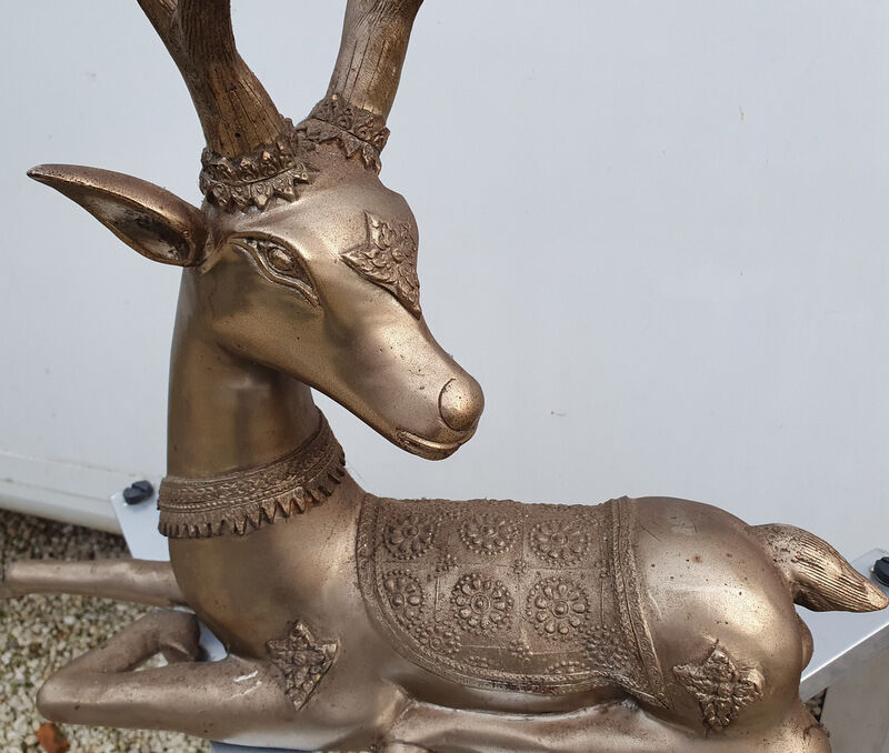 Large Animal Sculpture in Brass