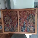wool tapestry the lady and the unicorn