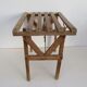 Siège pliant ancien en bois