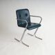 70s tubular arm chair by Tavo