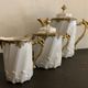 Limoges porcelain coffee service - Chabrol and Poirier - Bac and Périgault - Early twentieth century