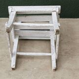 Chaise enfant lattée blanche