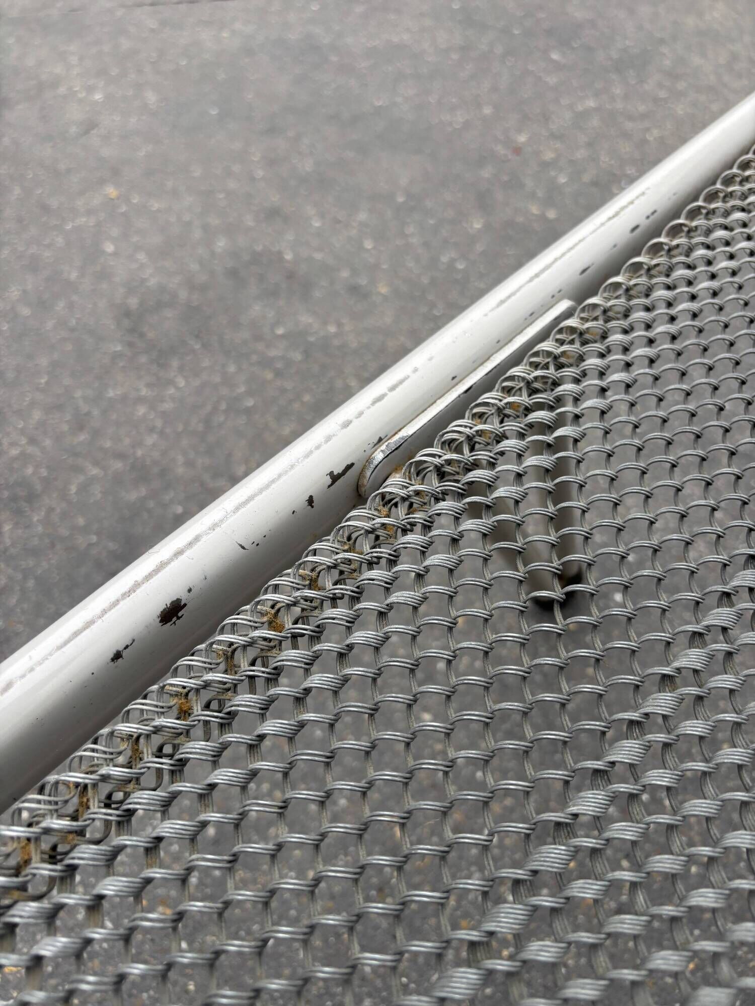 Vintage daybed 1960s minimalist metal from the Netherlands design