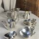 Art Deco silver-plated metal coffee/tea service