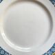 6 Longchamp Terre de fer dinner plates, René model, Made in France