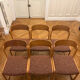 Lot of 6 baumann sled chairs