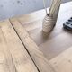 Solid oak farmhouse table with extensions (190-280cm) 1950