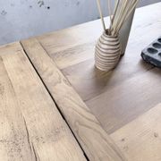 Solid oak farmhouse table with extensions (190-280cm) 1950