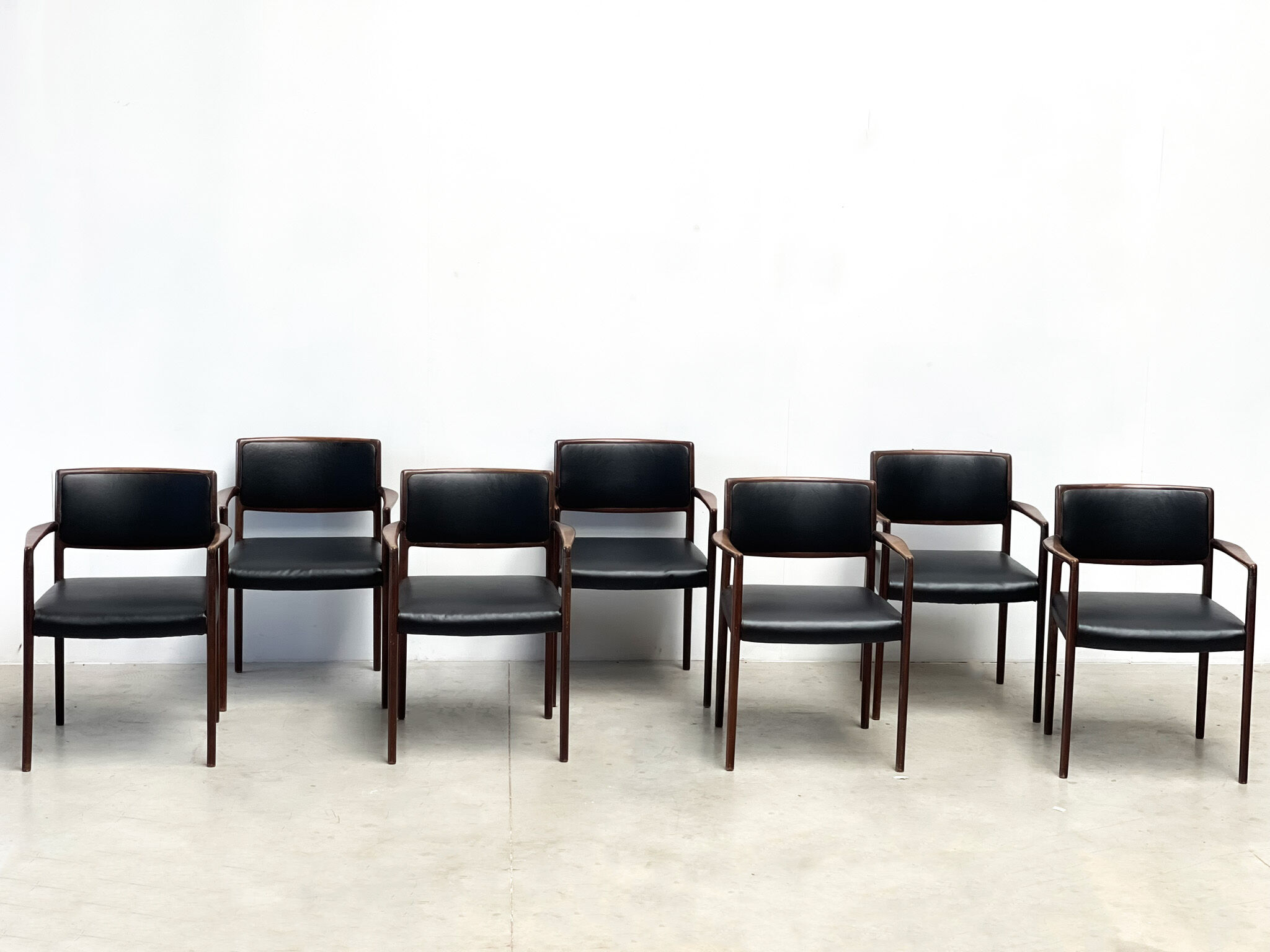 7 danish dining chairs