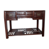 Dark wood console, from southeast asia