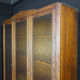 Art deco bookcase with stained glass windows - 1930s